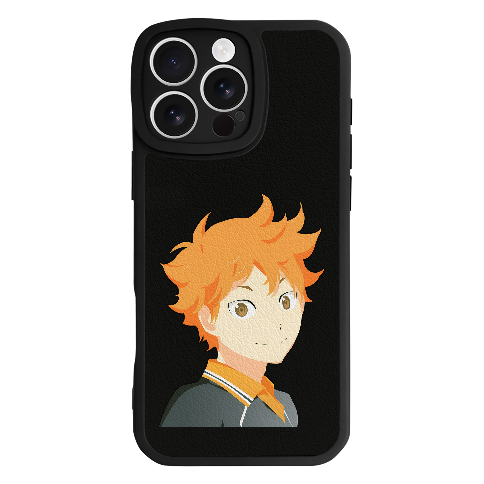 （画像用） ハイキュー!! Haikyu!! 【iPhone 16シリーズ対応】シリコンスマホケース（レザー調） 材質：シリコン